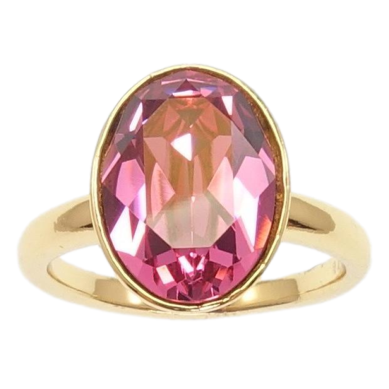 Кольцо Xuping цвет 18K с кр-ми Swarovski Кристалл Rose фото №1