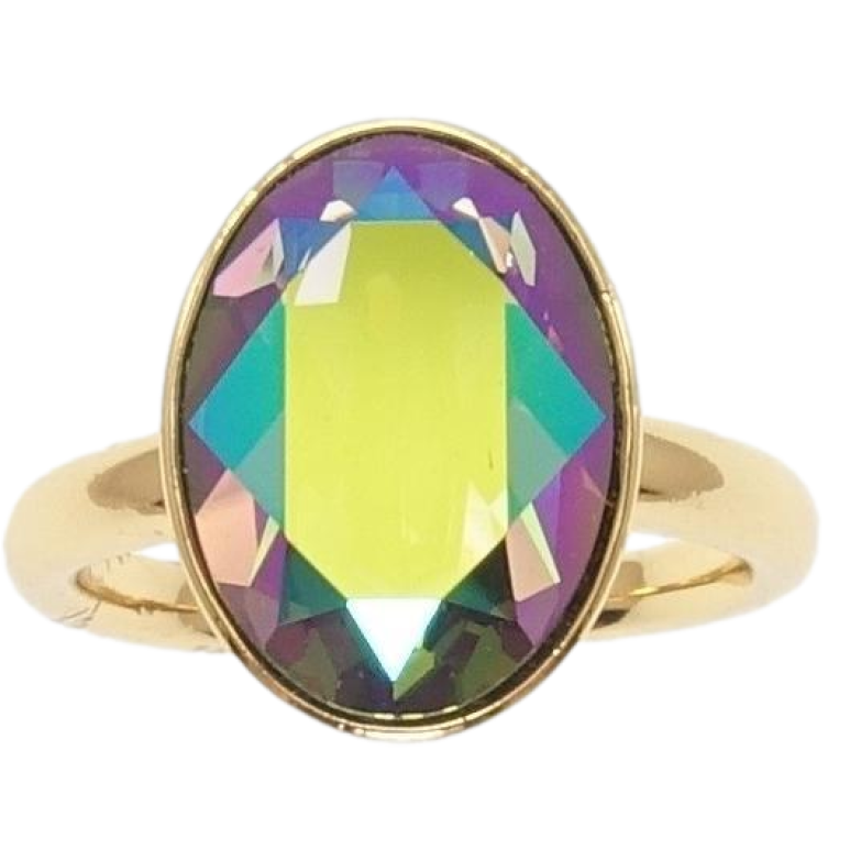 Кольцо Xuping цвет 18K с кр-ми Swarovski Кристалл Paradise Shine фото №1