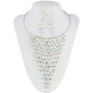 Набір Кольє Сережки Xuping колір Родій з кр-ми Swarovski Розкіш кр-лів Shimmer ø 12см + 4,5см дод. фото №3 Набір Кольє Сережки Xuping колір Родій з кр-ми Swarovski Розкіш кр-лів Shimmer ø 12см + 4,5см дод. фото №3
