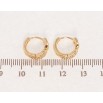 Серьги Xuping M&L Цвет 18K колечки Декоративный орнамент с цирконием фото №2
