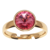 Кольцо Xuping цвет Позолота 18K с кр-ми Swarovski "Кристалл Rose" ø 10мм фото №2 Кольцо Xuping цвет Позолота 18K с кр-ми Swarovski "Кристалл Rose" ø 10мм фото №2
