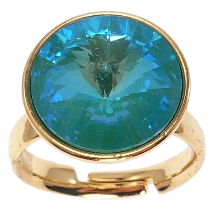 Каблучка Xuping колір 18K з кр-ми Swarovski Кристал Laguna Delite ø 16мм фото №18 Каблучка Xuping колір 18K з кр-ми Swarovski Кристал Laguna Delite ø 16мм фото №18