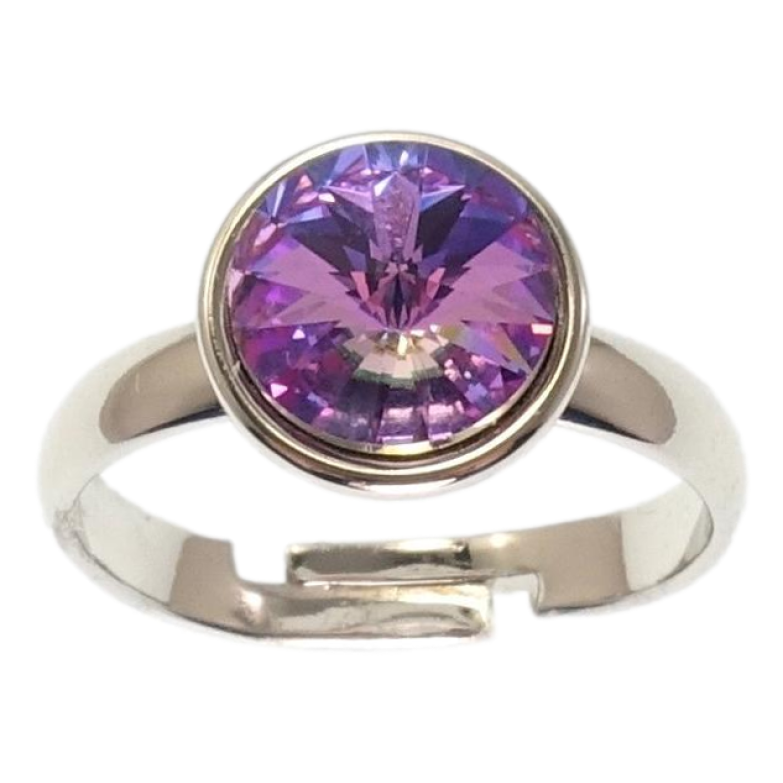 Каблучка Xuping колір Родій з кр-ми Swarovski Кристал Paradise Shine ø 10мм фото №1 Каблучка Xuping колір Родій з кр-ми Swarovski Кристал Paradise Shine ø 10мм фото №1