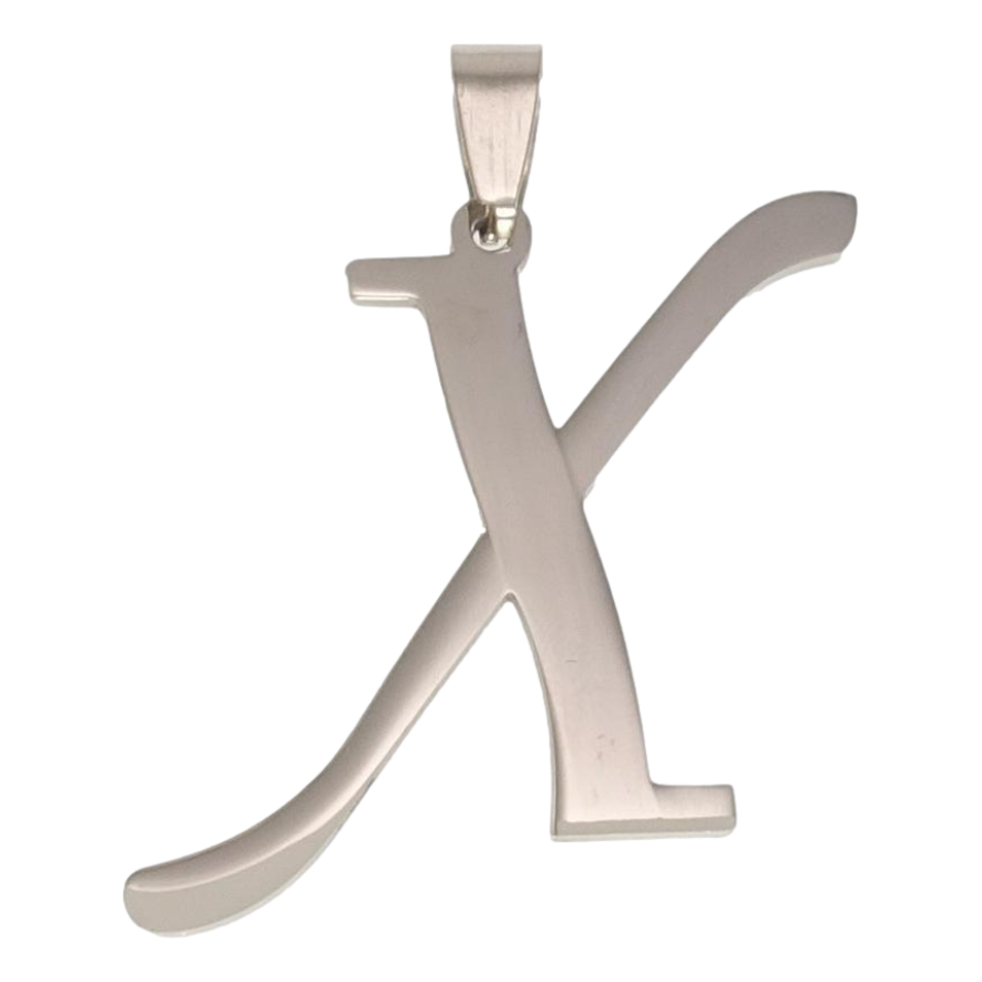 Кулон Нержавіюча сталь Буква X фото №1 Кулон Нержавіюча сталь Буква X фото №1