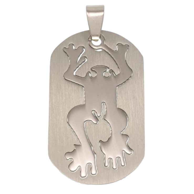 Кулон Нержавіюча сталь Абстрактна жаба фото №9 Кулон Нержавіюча сталь Абстрактна жаба фото №9