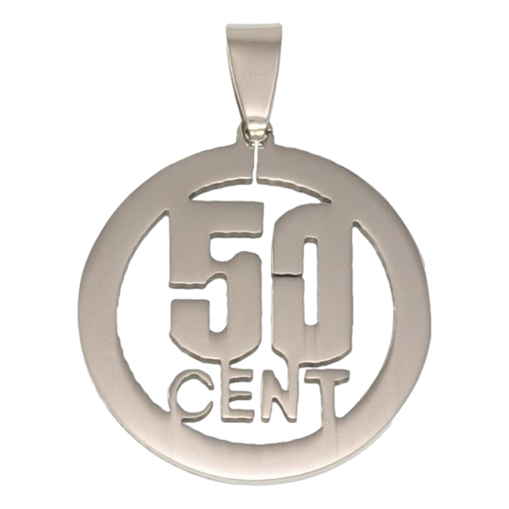 Кулон Нержавіюча сталь 50 центів фото №13 Кулон Нержавіюча сталь 50 центів фото №13