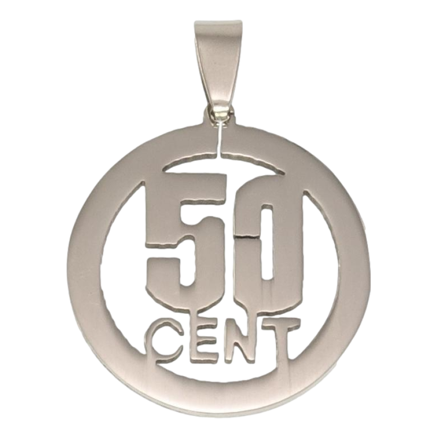 Кулон Нержавіюча сталь 50 центів фото №1 Кулон Нержавіюча сталь 50 центів фото №1