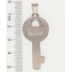 Кулон Нержавіюча сталь Ключ зі вставкою замок фото №2 Кулон Нержавіюча сталь Ключ зі вставкою замок фото №2