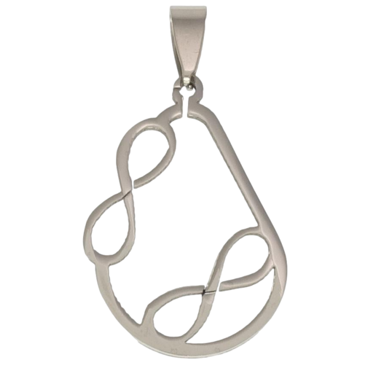 Кулон Нержавіюча сталь Нескінченність фото №8 Кулон Нержавіюча сталь Нескінченність фото №8