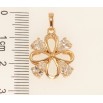 Кулон Xuping Позолота 18K Декоративный цветочек фото №2
