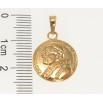 Кулон Xuping Позолота 18K Двусторонний Католический медальон с Иоанн Павел II и Максимилиан Кольбе фото №2