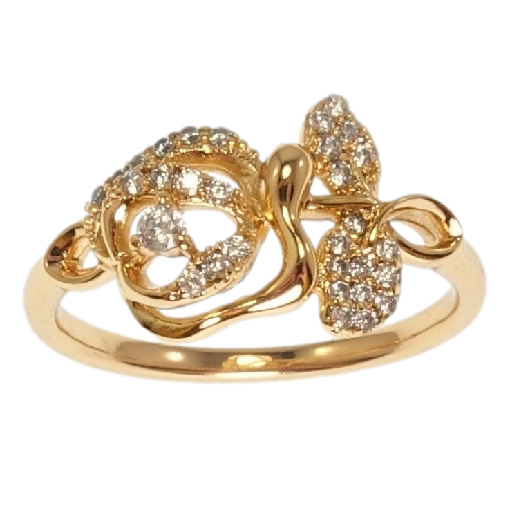 Кольцо Xuping Позолота 18K Роза фото №15