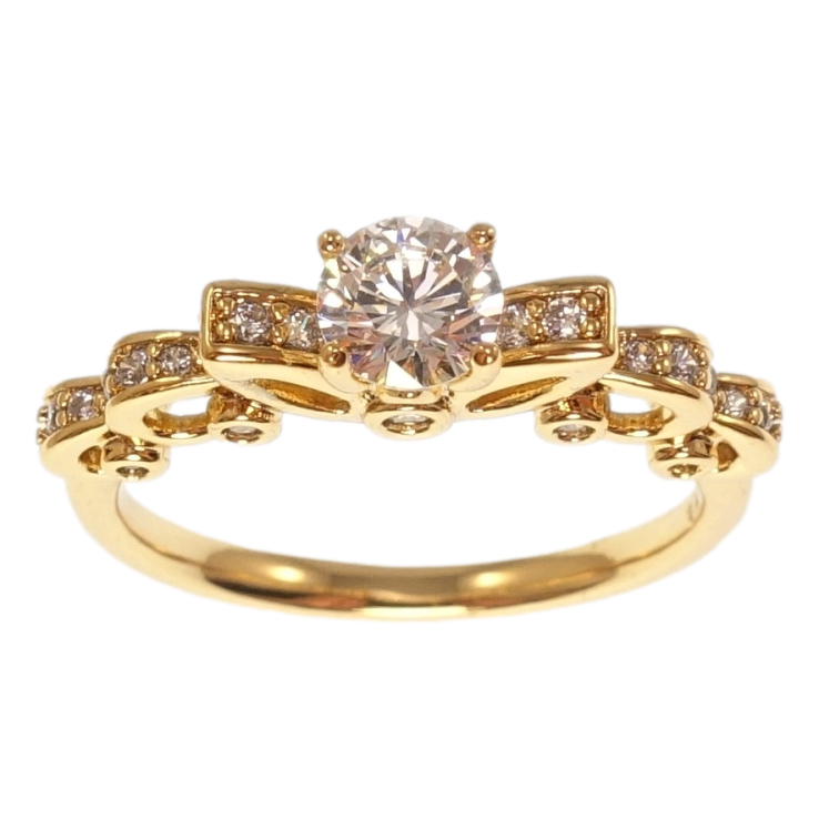 Кольцо Xuping Позолота 18K Живописность фото №22