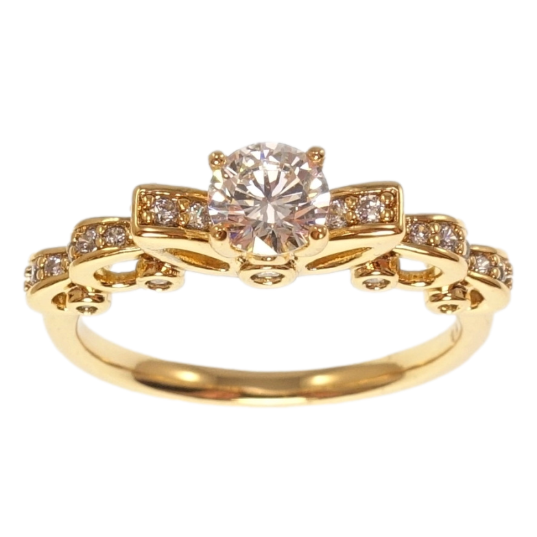 Кольцо Xuping Позолота 18K Живописность фото №7