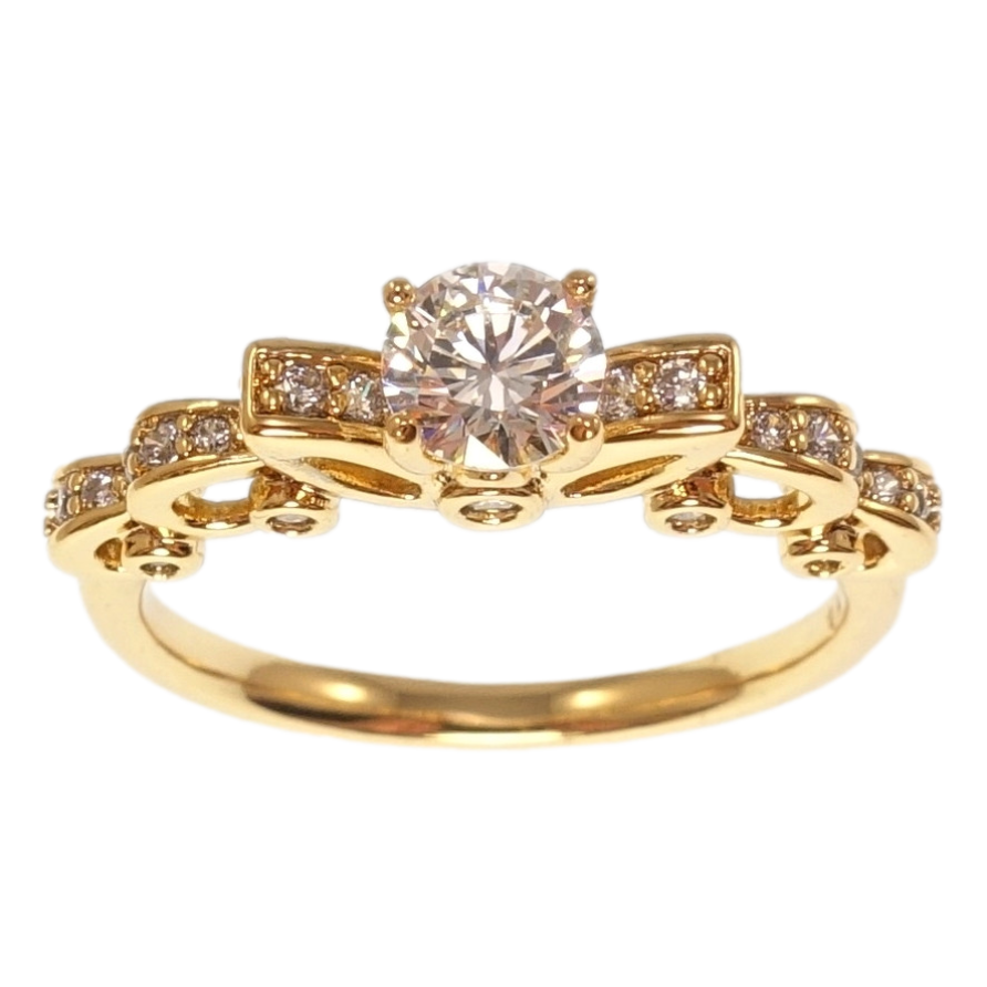 Кольцо Xuping Позолота 18K Живописность фото №1