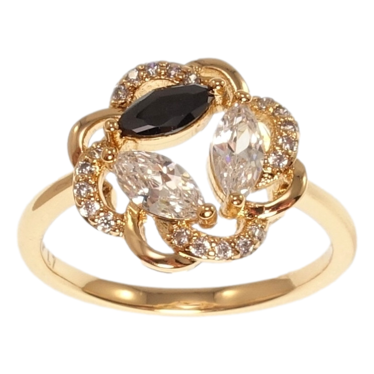 Кольцо Xuping Позолота 18K Солнечный цветок фото №19