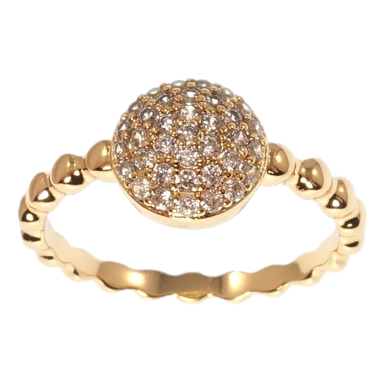 Каблучка Xuping Позолота 18K Коло з інкрустацією цирконієм фото №9