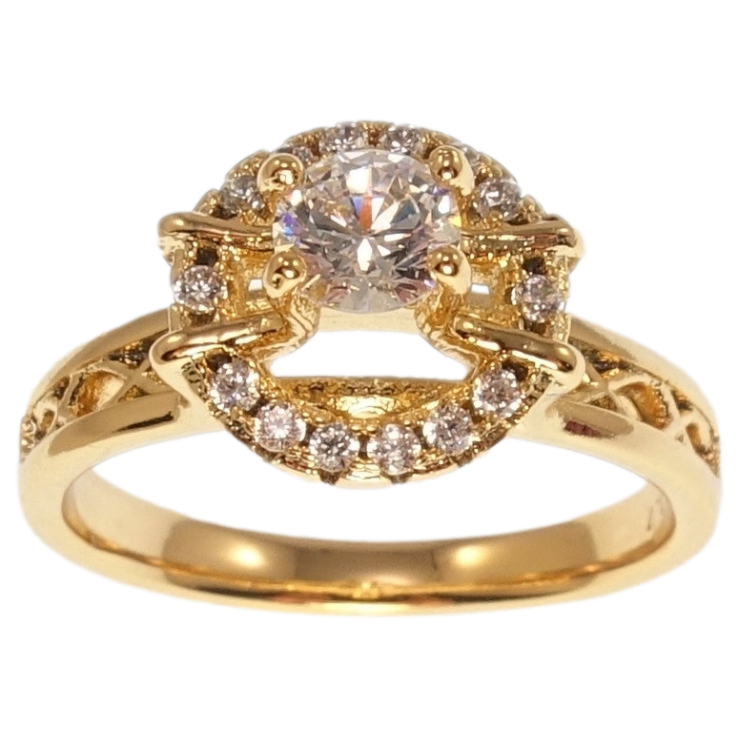 Кольцо Xuping Позолота 18K Богема фото №11