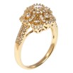 Кольцо Xuping Позолота 18K Роскошный цветок фото №2