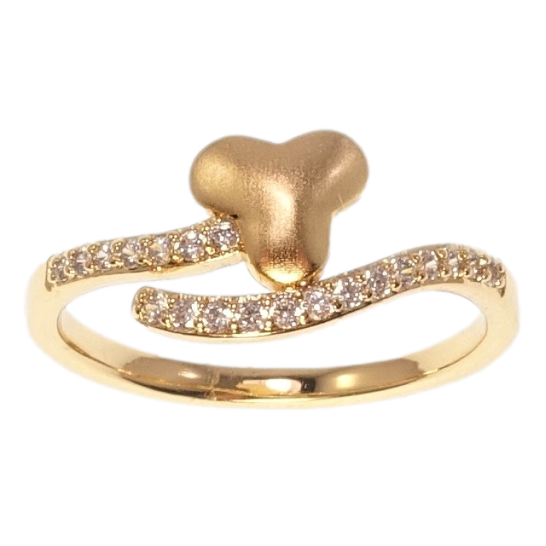 Каблучка Xuping Позолота 18K «Декоративний візерунок з цирконієм» фото №1