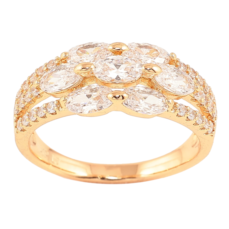 Каблучка Xuping Позолота 18K «Інкрустація цирконієм» фото №1