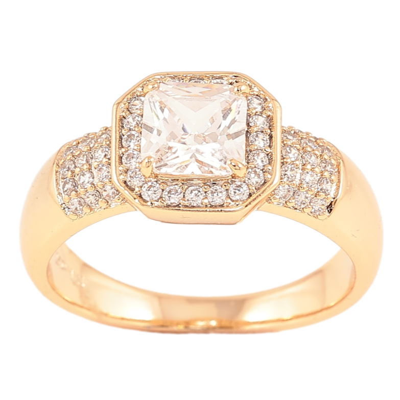 Каблучка Xuping Позолота 18K «Інкрустація цирконієм з фіанітом» фото №1