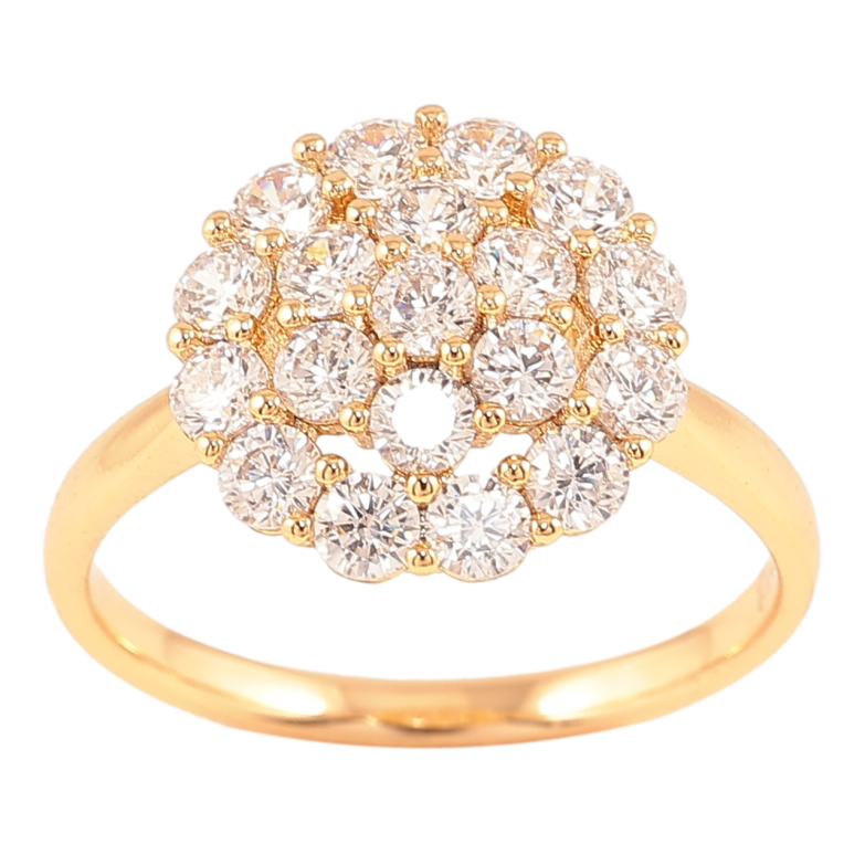 Каблучка Xuping Позолота 18K «Інкрустація цирконієм» фото №1