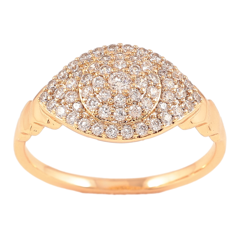 Каблучка Xuping Позолота 18K «Інкрустація цирконієм» фото №1