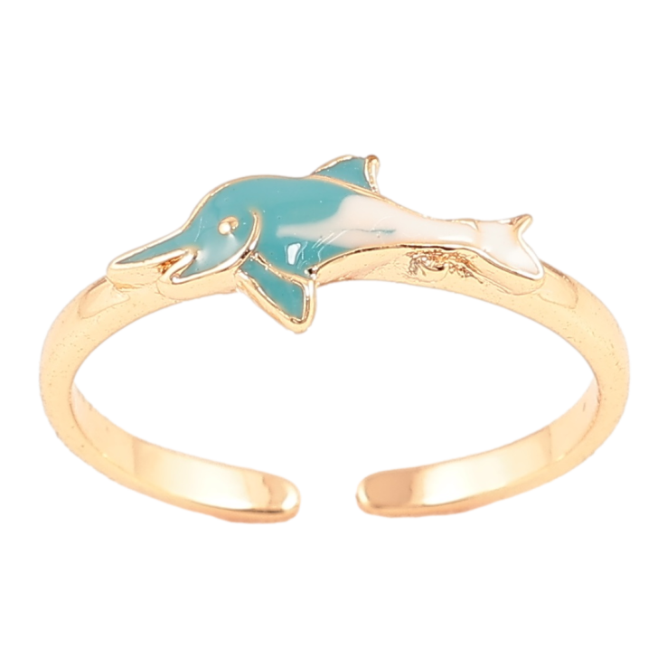 Каблучка Xuping M&L Колір 18К «Марлін з емаллю» фото №12