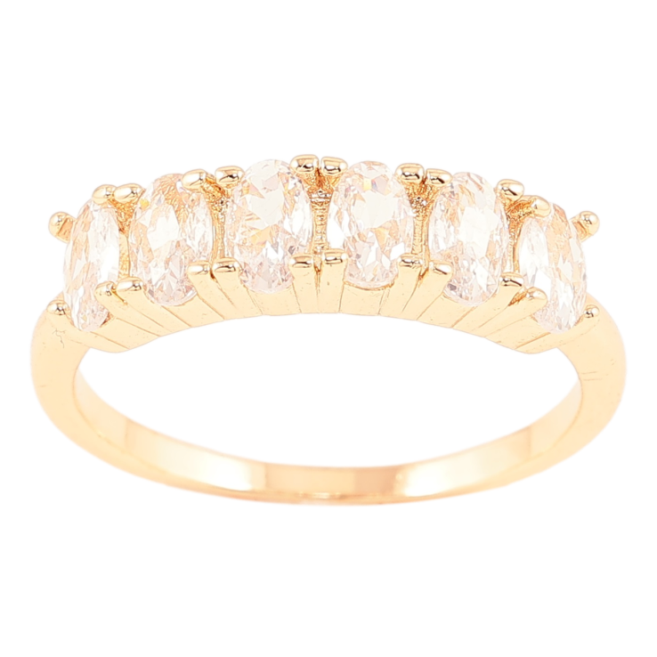 Каблучка Xuping M&L Колір 18К «Доріжка кристалів» фото №14