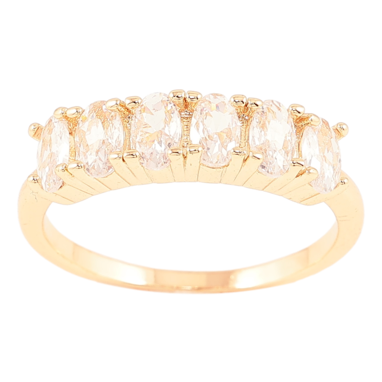 Кольцо Xuping M&L Цвет 18К Дорожка кристаллов фото №1