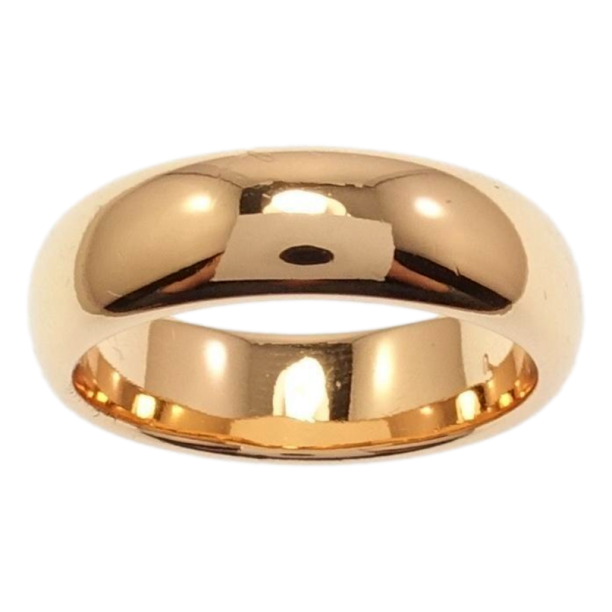 Каблучка Xuping Позолота 18K Обручка 6 мм фото №1 Каблучка Xuping Позолота 18K Обручка 6 мм фото №1