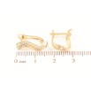 Серьги Xuping Позолота 18K английский замок Узор с цирконием фото №2