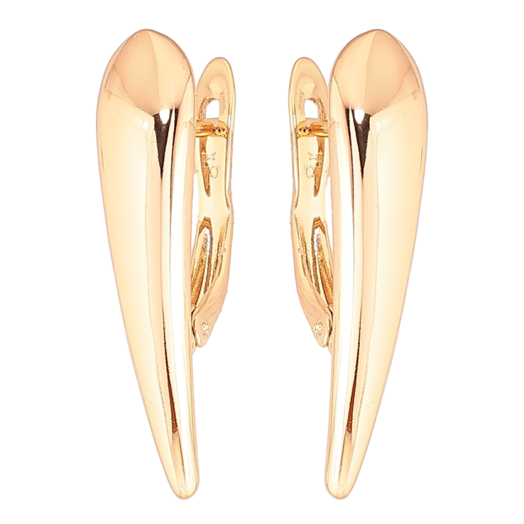 Серьги Xuping Позолота 18K английский замок Декоративные фото №2