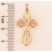 Кулон Xuping Позолота 18K Хрест з Розп'яттям» для ланцюжка до 5мм фото №2