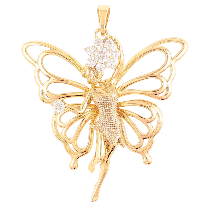 Кулон Xuping Позолота 18K «Фея» для ланцюжка до 5мм фото №1