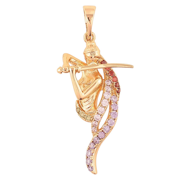 Кулон Xuping Позолота 18K «Войовниця» для ланцюжка до 5мм фото №19