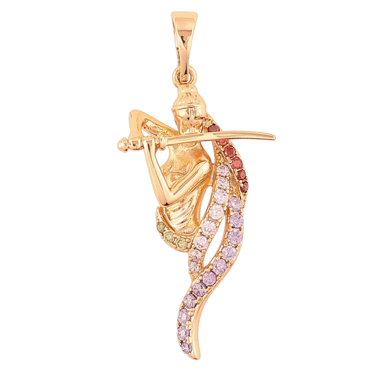 Кулон Xuping Позолота 18K Воительница для цепочки до 5мм фото №1