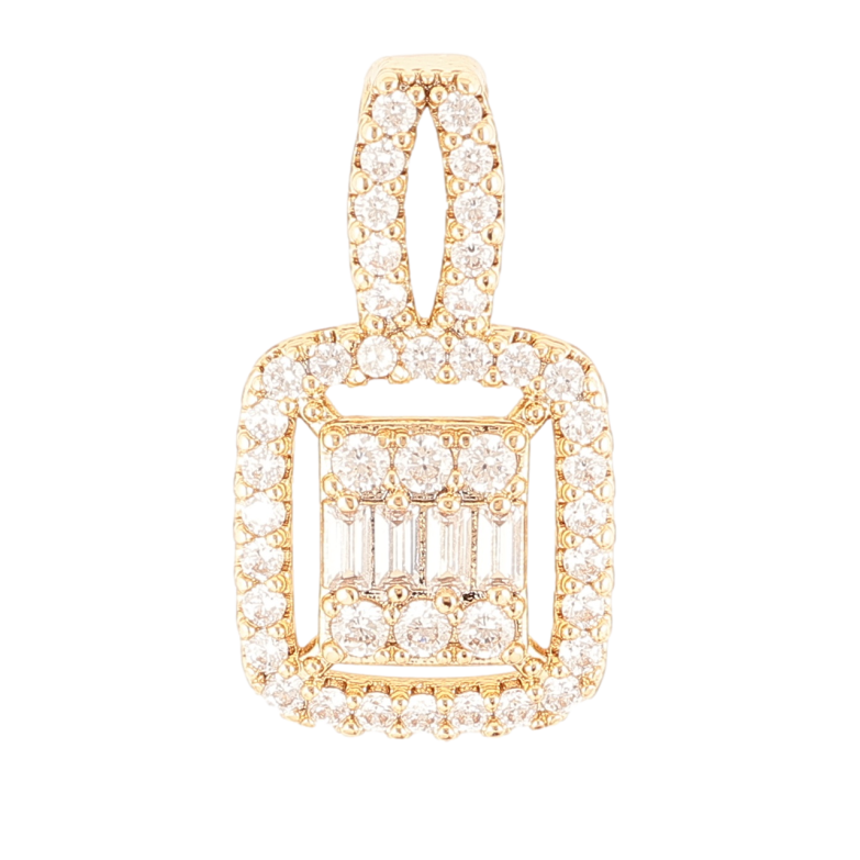 Кулон Xuping Позолота 18K «Інкрустація цирконієм для ланцюжка до 3мм фото №5