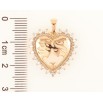 Кулон Xuping Позолота 18K «Сердечко з закоханими» для ланцюжка до 5мм фото №2