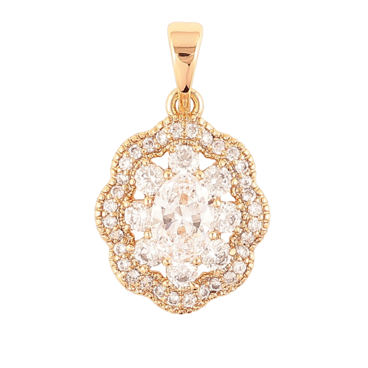 Кулон Xuping Позолота 18K «Інкрустація цирконієм» для ланцюжка до 5мм фото №20