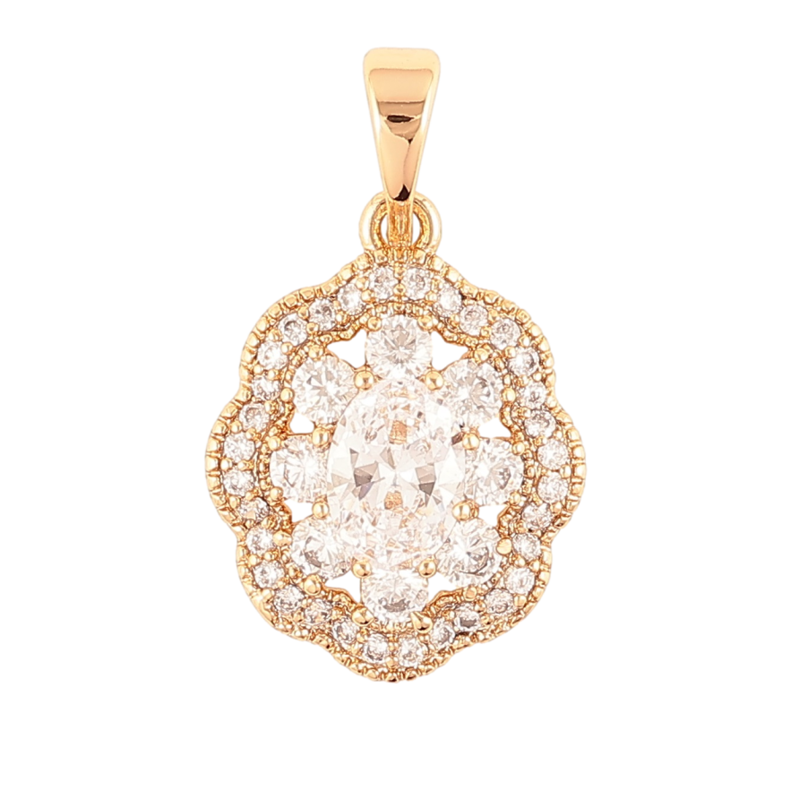 Кулон Xuping Позолота 18K «Інкрустація цирконієм» для ланцюжка до 5мм фото №1