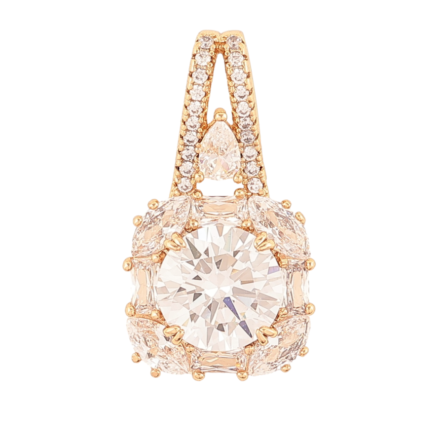 Кулон Xuping Позолота 18K Инкрустация цирконием для цепочки до 4мм фото №1