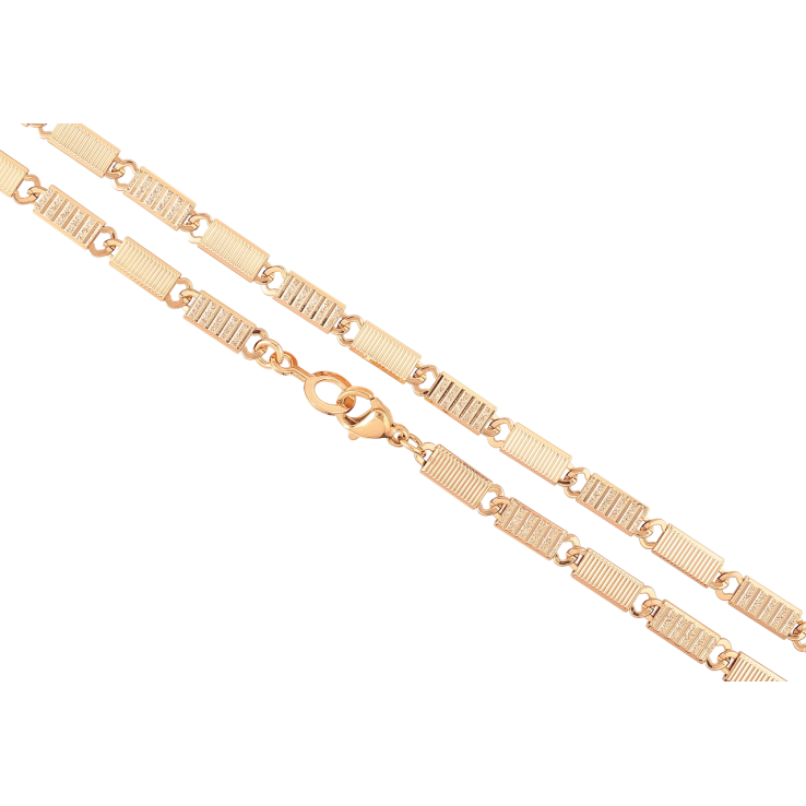 Цепочка Xuping Позолота 18K Плетение Фантазийное длинна 45см х 4мм фото №20