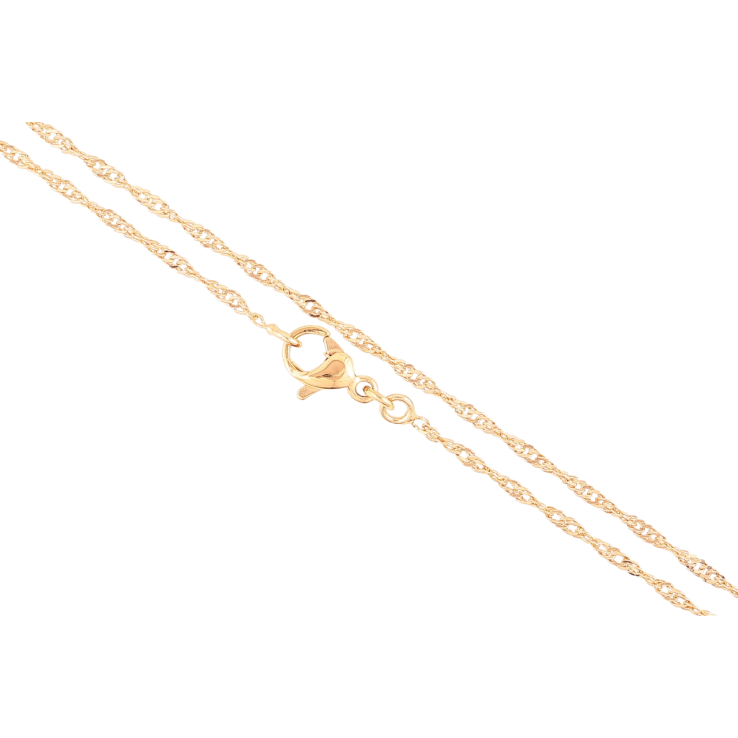 Ланцюжок Xuping Позолота 18K «Плетіння Сингапур» довжина 45см х 1.5мм фото №20