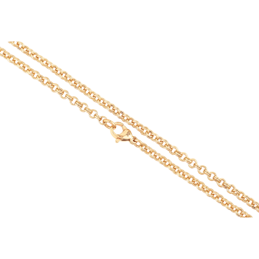 Ланцюжок Xuping Позолота 18K «Плетіння Бельцер» довжина 45см х 3мм фото №1