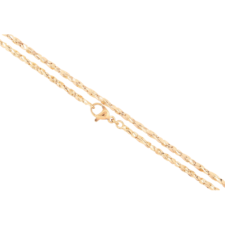 Цепочка Xuping Позолота 18K Плетение Фантазийное длинна 45см х 2мм фото №21