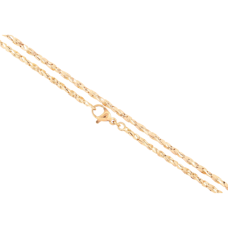 Цепочка Xuping Позолота 18K Плетение Фантазийное длинна 45см х 2мм фото №1