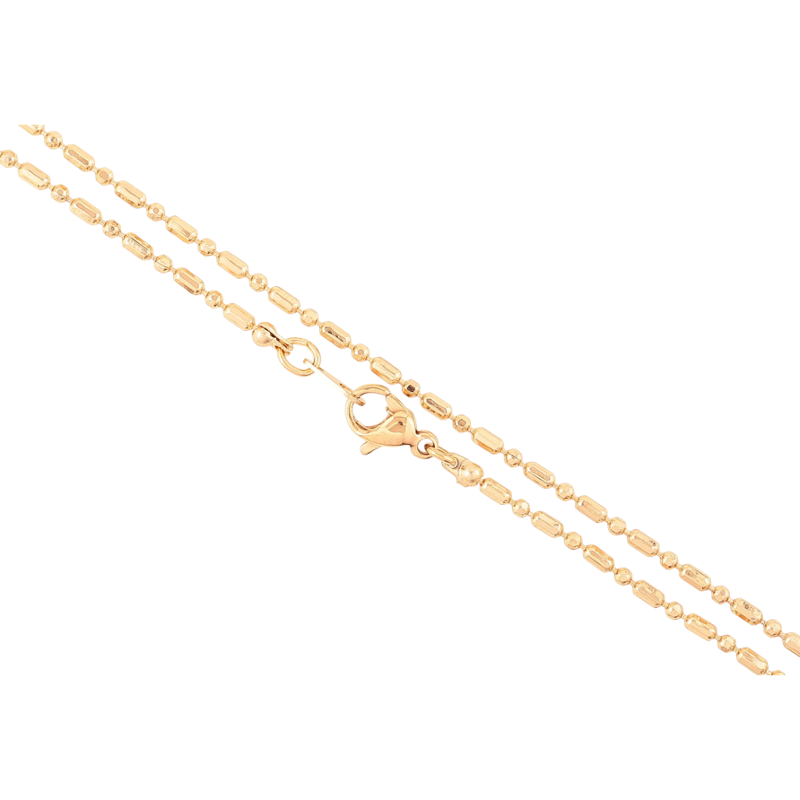 Ланцюжок Xuping Позолота 18K «Плетіння Перлина» довжина 45см х 1.5мм фото №1