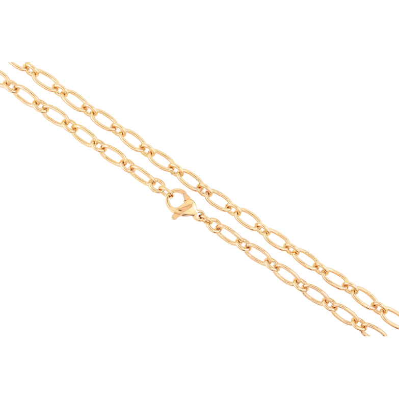 Ланцюжок Xuping Позолота 18K «Плетіння Якірне фантазійне» довжина 45см х 4мм фото №1